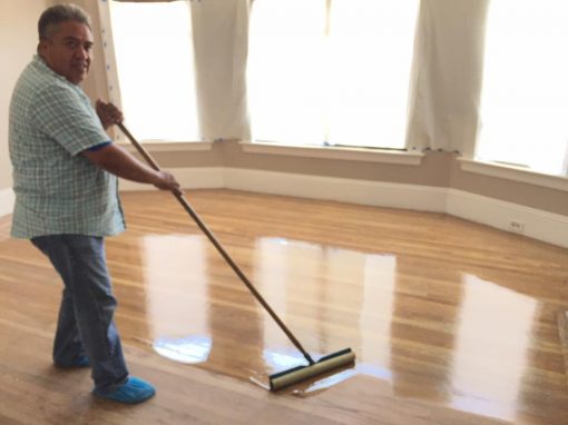 Custom Stain Refinish – Red Oak.